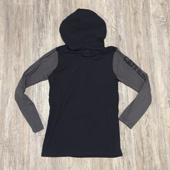 Caterpillar Black and Gray Women Thin Hoodie - Picture 6 of 9